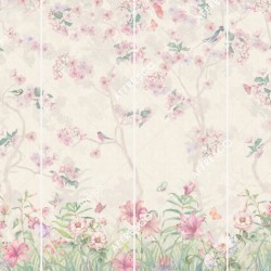 Панно Affresco Wallpaper Part 1 Floral Melody AB50-COL3 2x2,68 м, панно из нескольких рулонов