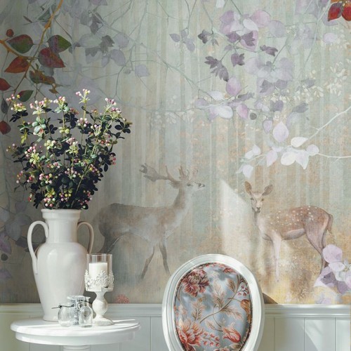 Панно Affresco Wallpaper Part 1 Deep in the forest AVN38-COL3 2x2,01 м