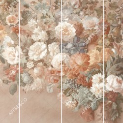 Панно Affresco Wallpaper Part 1 Still Life with Flowers AB60-COL5 2x2,68 м, панно из нескольких рулонов