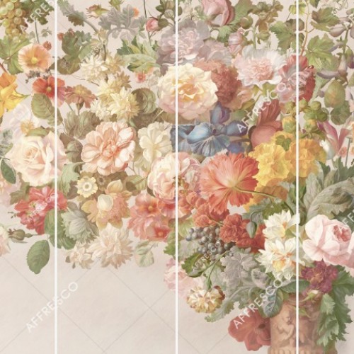 Панно Affresco Wallpaper Part 1 Still Life with Flowers AB60-COL6 2x2,68 м