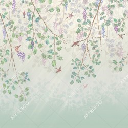 Панно Affresco Wallpaper Part 1 Rowan Tree JK31-COL4 2x2,68 м
