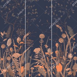 Панно Affresco Wallpaper Part 1 Nocturnal Meadow NR26-COL2 2x2,01 м, панно из нескольких рулонов