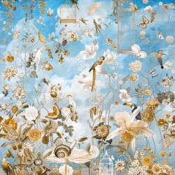 Панно Affresco Wallpaper Part 1 Morning in tsvetarium AB56-COL2 2x2,01 м