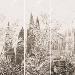 Панно Affresco Wallpaper Part 1 Cypress DG68-COL1 2x4,69 м, панно из нескольких рулонов