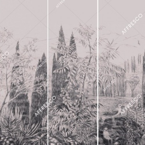 Панно Affresco Wallpaper Part 1 Cypress DG68-COL3 2x4,69 м