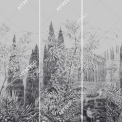 Панно Affresco Wallpaper Part 1 Cypress DG68-COL4 2x4,69 м, панно из нескольких рулонов