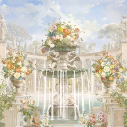 Панно Affresco Wallpaper Part 1 Fountain of Fortune AF737-COL1 2,4x2,55 м