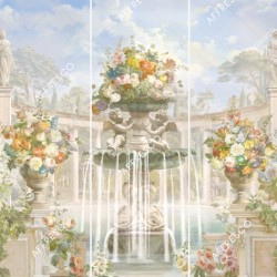 Панно Affresco Wallpaper Part 1 Fountain of Fortune AF737-COL1 2,4x2,55 м