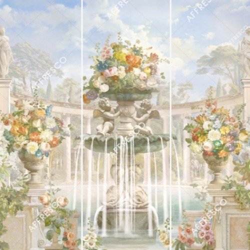 Панно Affresco Wallpaper Part 1 Fountain of Fortune AF737-COL1 2,4x2,55 м