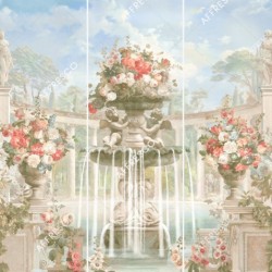 Панно Affresco Wallpaper Part 1 Fountain of Fortune AF737-COL2 2,4x2,55 м