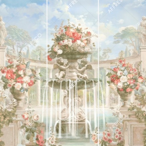 Панно Affresco Wallpaper Part 1 Fountain of Fortune AF737-COL2 2,4x2,55 м