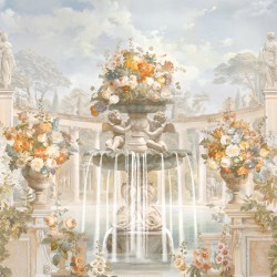 Панно Affresco Wallpaper Part 1 Fountain of Fortune AF737-COL3 2,4x2,55 м