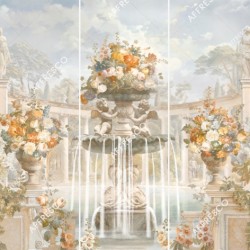 Панно Affresco Wallpaper Part 1 Fountain of Fortune AF737-COL3 2,4x2,55 м