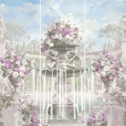 Панно Affresco Wallpaper Part 1 Fountain of Fortune AF737-COL4 2,4x2,55 м