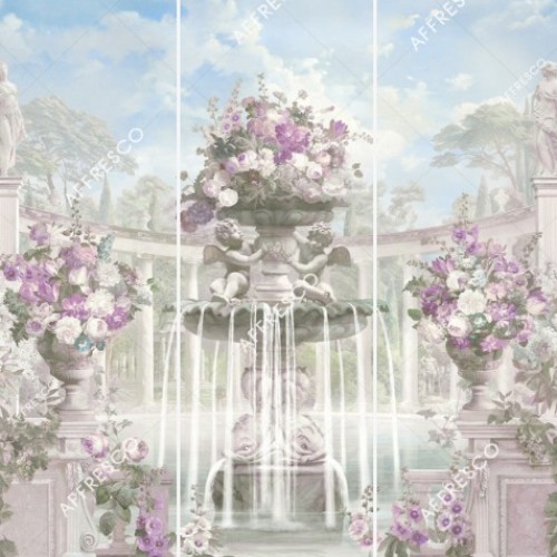 Панно Affresco Wallpaper Part 1 Fountain of Fortune AF737-COL4 2,4x2,55 м