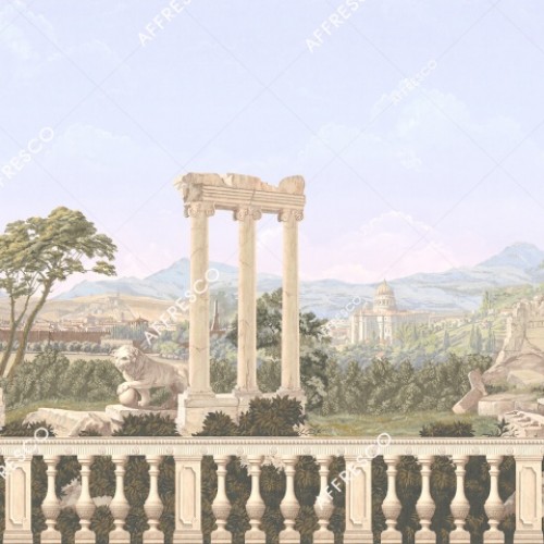 Панно Affresco Wallpaper Part 1 Antique Landscape AF740-COL1 2,4x4,6 м