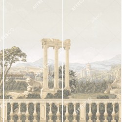 Панно Affresco Wallpaper Part 1 Antique Landscape AF740-COL2 2,4x4,6 м