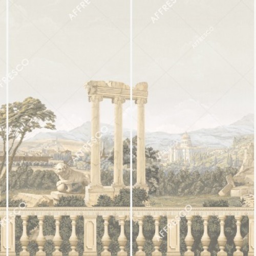 Панно Affresco Wallpaper Part 1 Antique Landscape AF740-COL2 2,4x4,6 м
