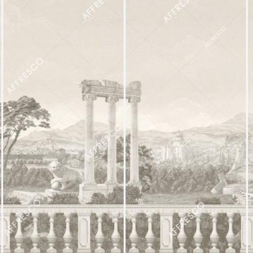 Панно Affresco Wallpaper Part 1 Antique Landscape AF740-COL3 2,4x4,6 м