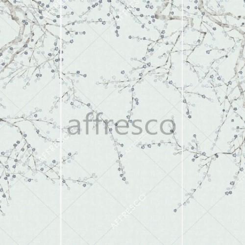 Панно Affresco Wallpaper Part 1 Branches in Bloom AF706-COL2 2,75x3,99 м, панно из нескольких рулонов