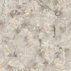 Панно Affresco Wallpaper Part 1 Monkeys AF959-COL3 2x2,01 м