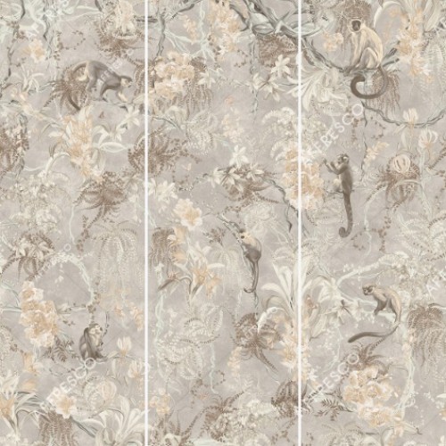 Панно Affresco Wallpaper Part 1 Monkeys AF959-COL3 2x2,01 м