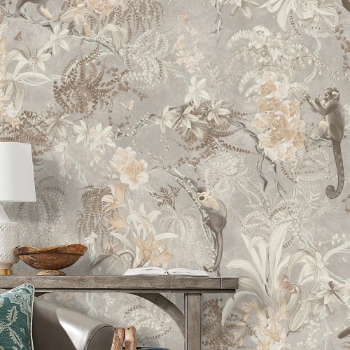 Панно Affresco Wallpaper Part 1 Monkeys AF959-COL3 2x2,01 м