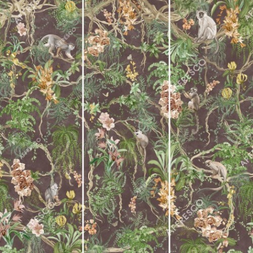 Панно Affresco Wallpaper Part 1 Monkeys AF959-COL4 2x2,01 м