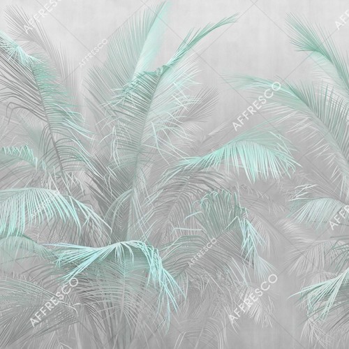Панно Affresco Wallpaper Part 1 Tropical Branches AF950-COL1 2x2,68 м Панно Affresco Wallpaper Part 1 Tropical Branches AF950-COL1 2x2,68 м