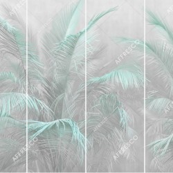 Панно Affresco Wallpaper Part 1 Tropical Branches AF950-COL1 2x2,68 м