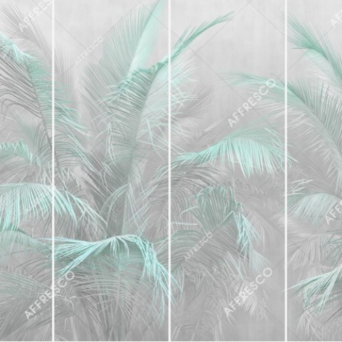Панно Affresco Wallpaper Part 1 Tropical Branches AF950-COL1 2x2,68 м Панно Affresco Wallpaper Part 1 Tropical Branches AF950-COL1 2x2,68 м