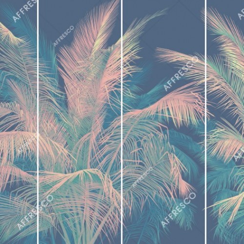 Панно Affresco Wallpaper Part 1 Tropical Branches AF950-COL2 2x2,68 м Панно Affresco Wallpaper Part 1 Tropical Branches AF950-COL2 2x2,68 м