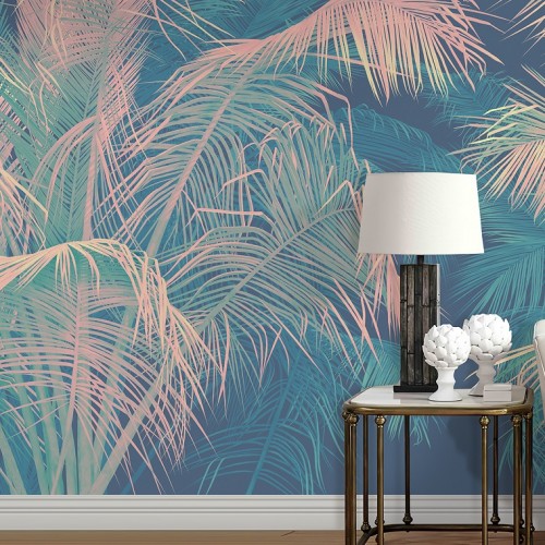 Панно Affresco Wallpaper Part 1 Tropical Branches AF950-COL2 2x2,68 м Панно Affresco Wallpaper Part 1 Tropical Branches AF950-COL2 2x2,68 м
