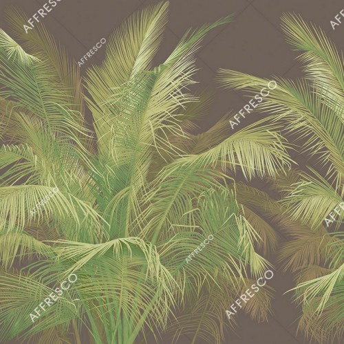 Панно Affresco Wallpaper Part 1 Tropical Branches AF950-COL4 2x2,68 м