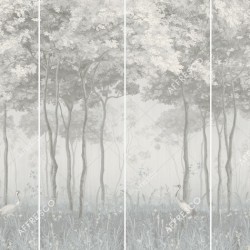 Панно Affresco Wallpaper Part 1 Forest Glade AF951-COL1 2x2,68 м