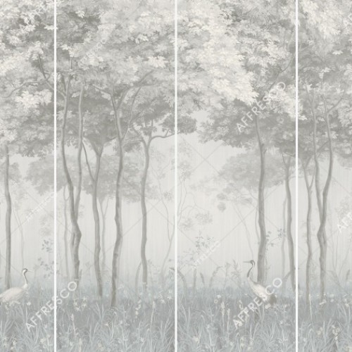 Панно Affresco Wallpaper Part 1 Forest Glade AF951-COL1 2x2,68 м
