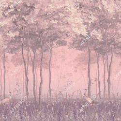 Панно Affresco Wallpaper Part 1 Forest Glade AF951-COL2 2x2,68 м