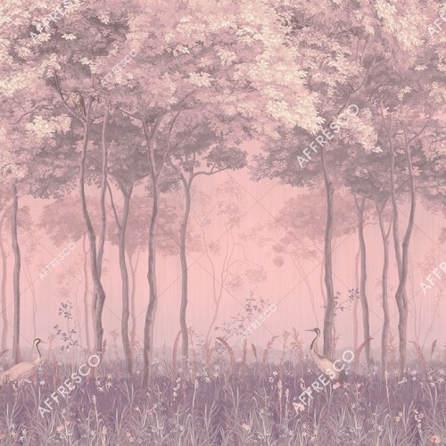 Панно Affresco Wallpaper Part 1 Forest Glade AF951-COL2 2x2,68 м
