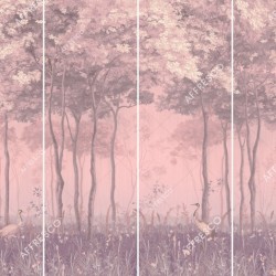 Панно Affresco Wallpaper Part 1 Forest Glade AF951-COL2 2x2,68 м