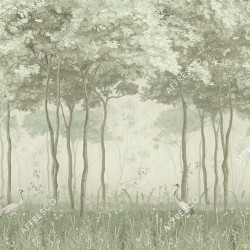 Панно Affresco Wallpaper Part 1 Forest Glade AF951-COL5 2x2,68 м