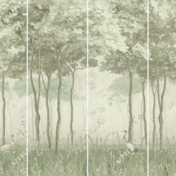 Панно Affresco Wallpaper Part 1 Forest Glade AF951-COL5 2x2,68 м