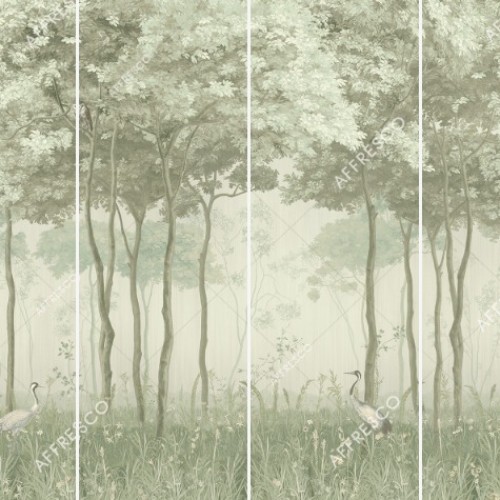 Панно Affresco Wallpaper Part 1 Forest Glade AF951-COL5 2x2,68 м