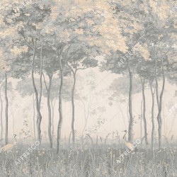 Панно Affresco Wallpaper Part 1 Forest Glade AF951-COL6 2x2,68 м