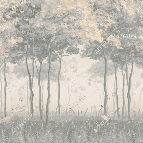 Панно Affresco Wallpaper Part 1 Forest Glade AF951-COL6 2x2,68 м