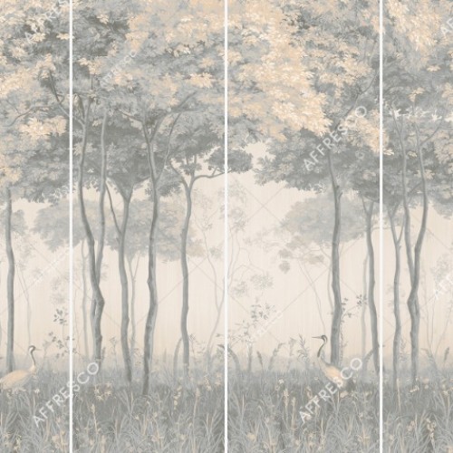 Панно Affresco Wallpaper Part 1 Forest Glade AF951-COL6 2x2,68 м