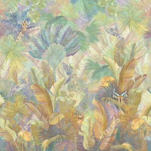 Панно Affresco Wallpaper Part 1 Giraffe AF961-COL3 2x2,01 м