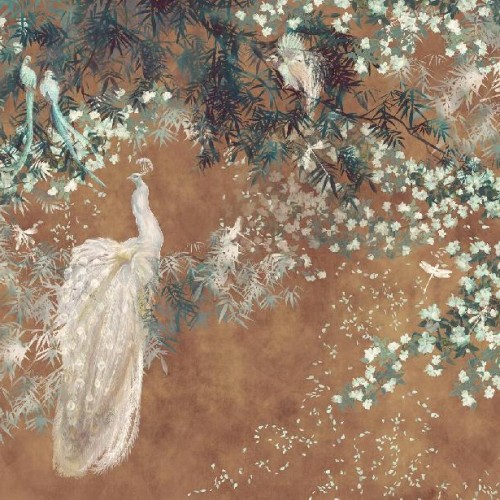 Панно Affresco Wallpaper Part 1 White Birds AB124-COL2 2x3,35 м