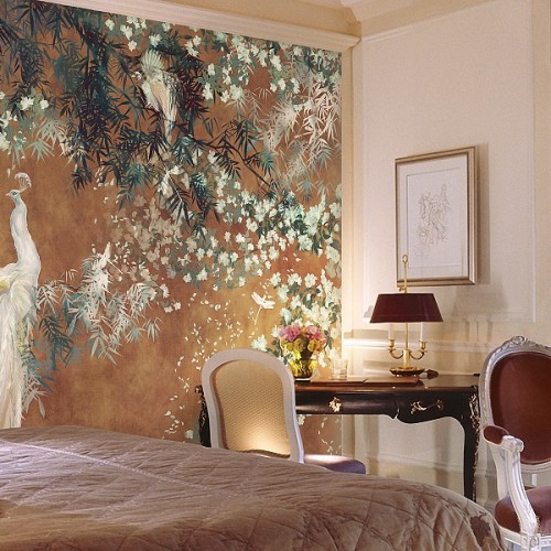 Панно Affresco Wallpaper Part 1 White Birds AB124-COL2 2x3,35 м