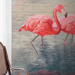 Панно Affresco Wallpaper Part 1 Flamingo AB134-COL1 2x2,68 м