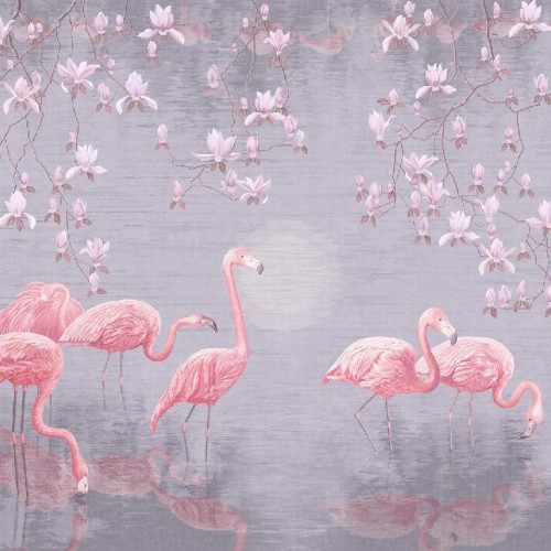 Панно Affresco Wallpaper Part 1 Flamingo AB134-COL2 2x2,68 м